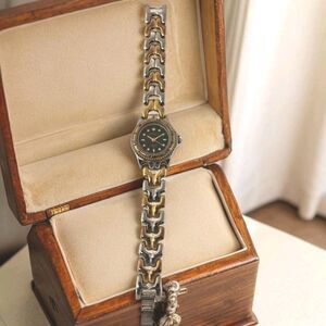 Citation Watch, Swiss Quartz,7 Inches Long, Silver And Gold Band